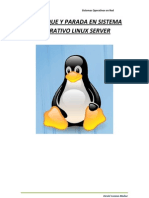Arranque y Parada en SO Linux Server