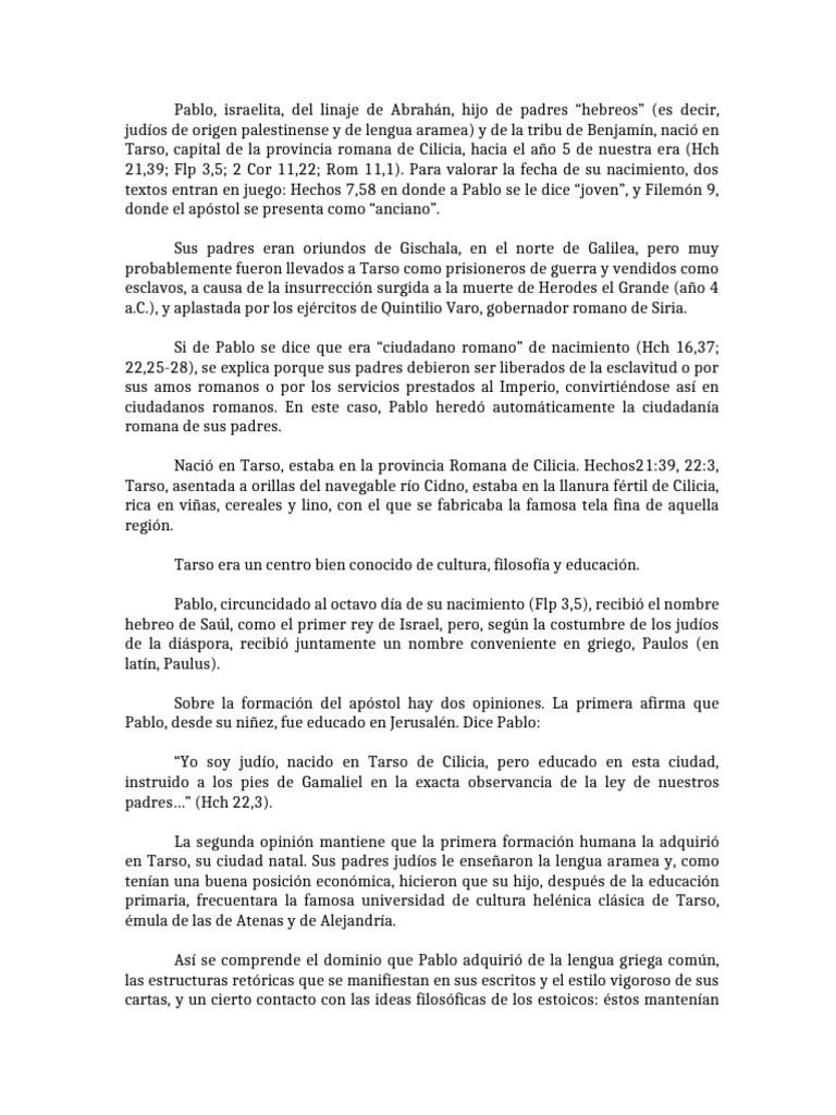 Biografia Pablo de Tarso PDF - 1