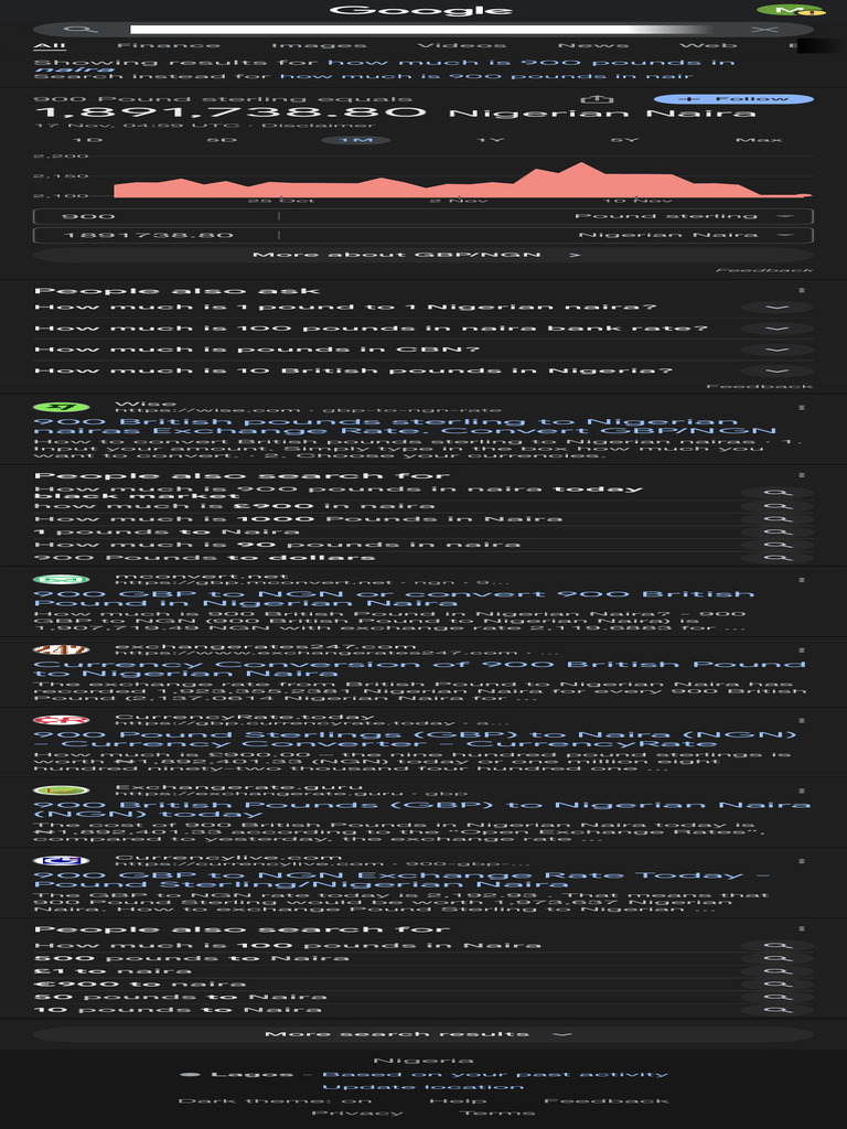 900 Pounds to Naira Conversion Guide | PDF | Pound Sterling | International  Finance