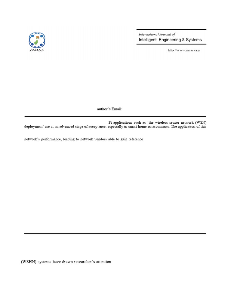 Wireless Nocom Prom G Network Setup Reference: A Formal Analytical Modeling And Simulation Of Wireless Sensor Home