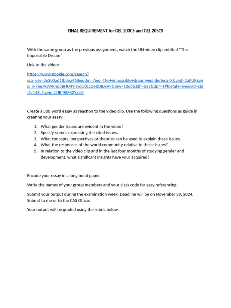 Final Requirement | PDF | Essays | Cognitive Science