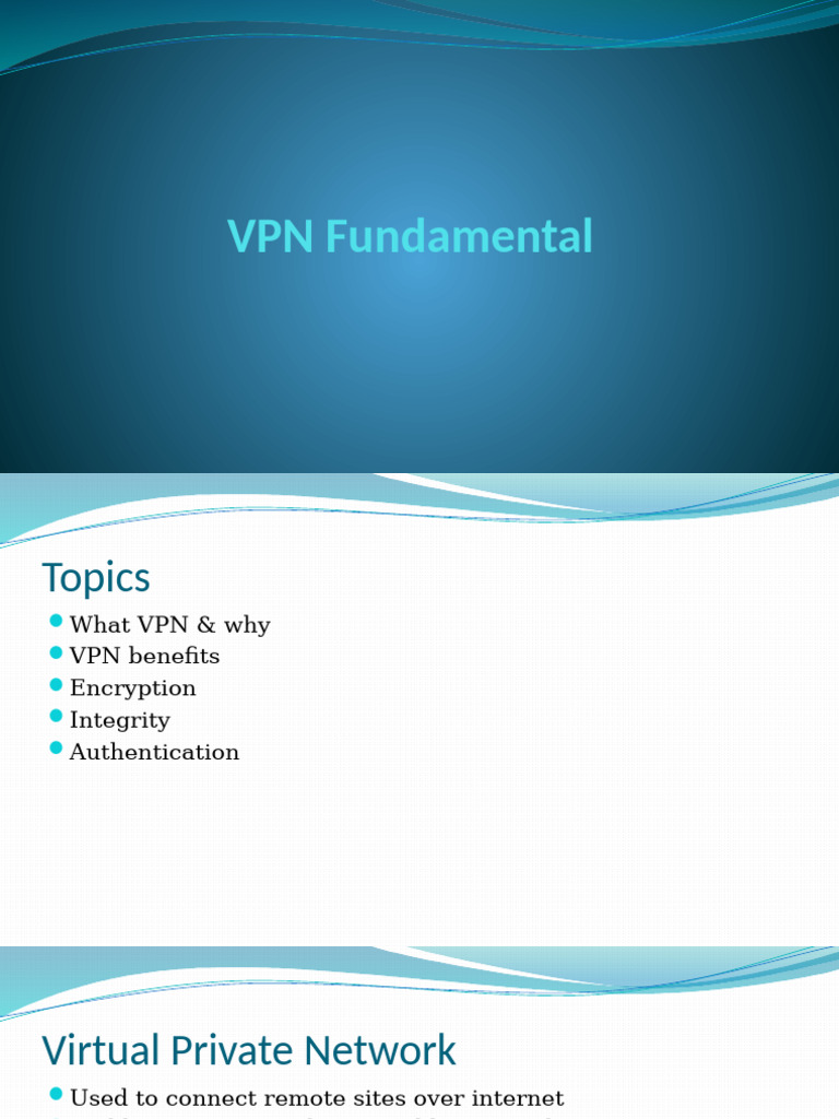 13 VPN | PDF | Public Key Cryptography | Key (Cryptography)