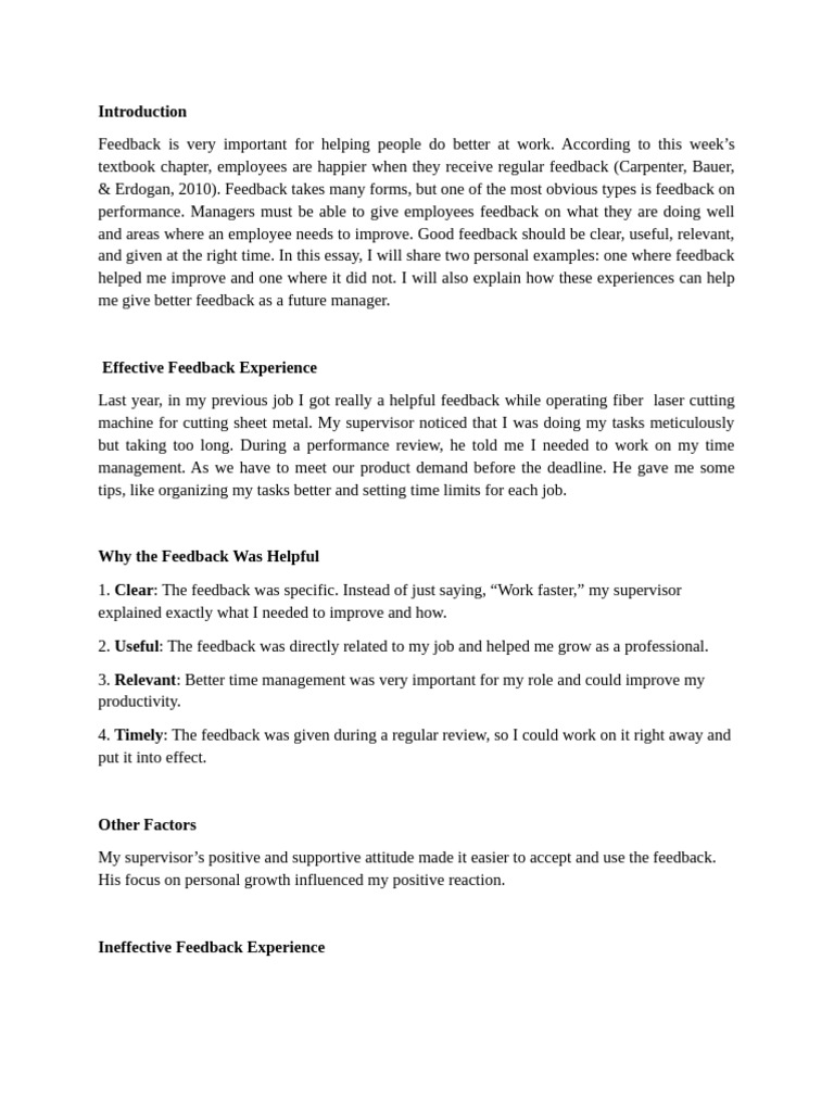 Final Weekly Journal Second Week | PDF | Employment | Business