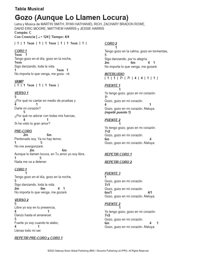 Letra y Acordes de 