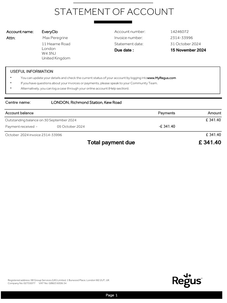 Invoice(2314-33996) | PDF | Invoice | Payments