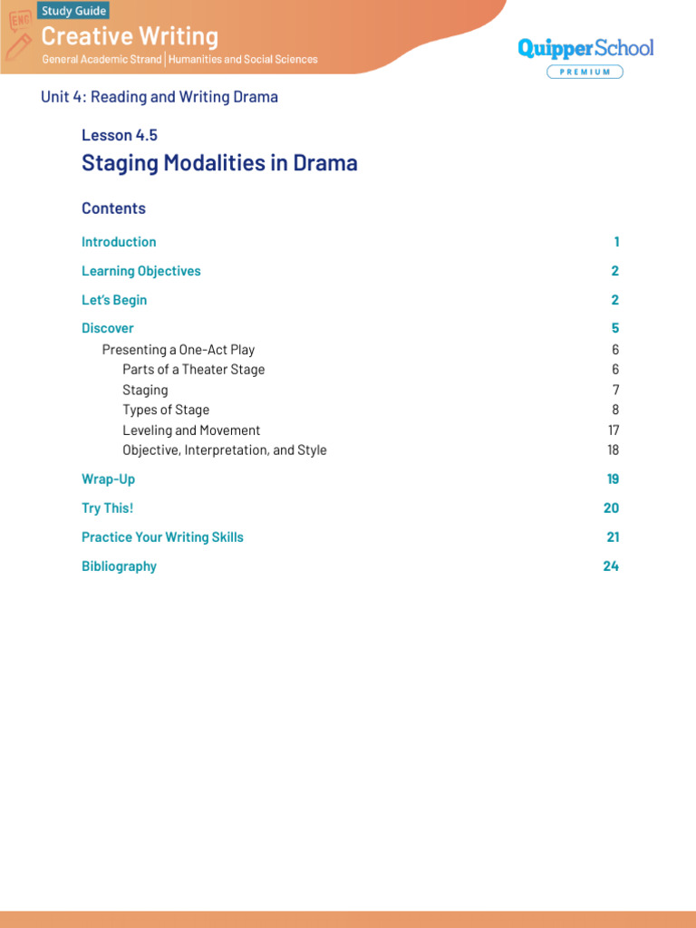 Staging Modalities in Drama | PDF | Actor | Shakespeare's Sonnets