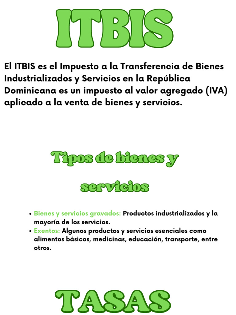 Guía del ITBIS en República Dominicana | PDF