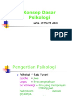 Konsep Dasar Psikologi