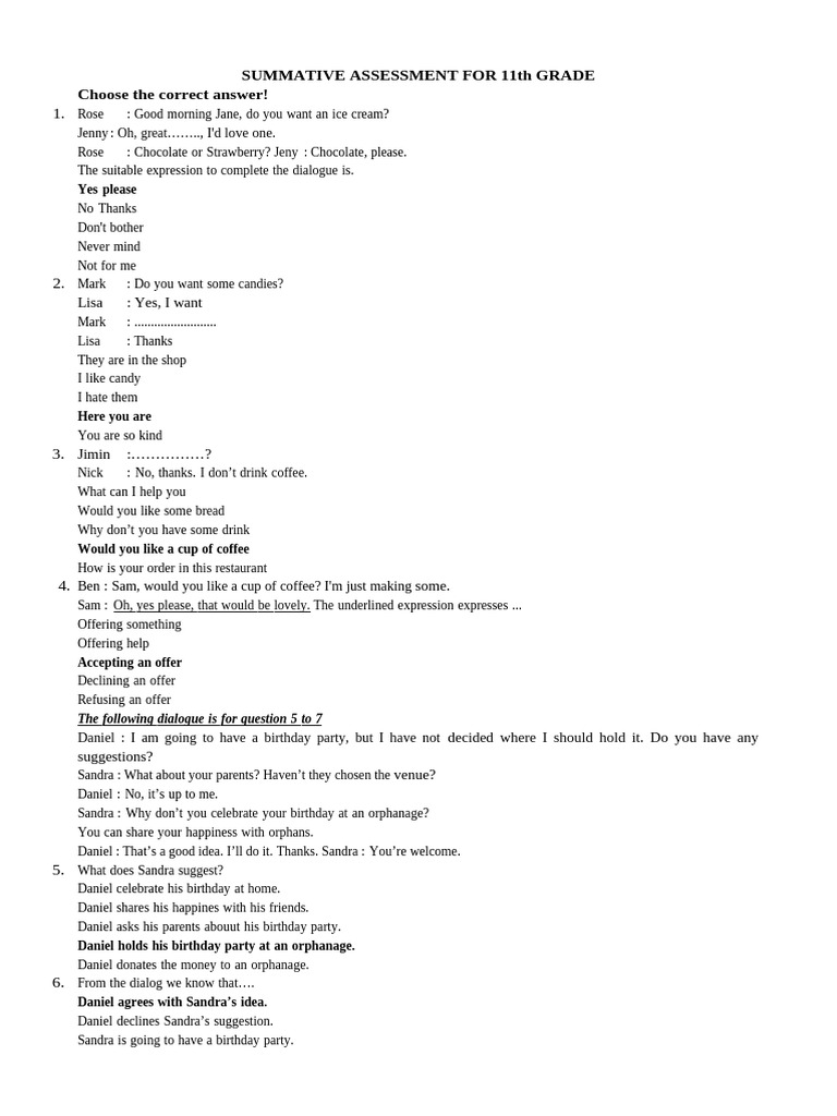 Summative Assessment For 11th Grade Pdf Vegetarianism Traffic