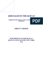 Imran Nazar Hosein - Jerusalem in the Quran