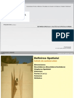 Compozitie Urbana - Definirea Spatiului-Calitati Ale Spatiului Urban