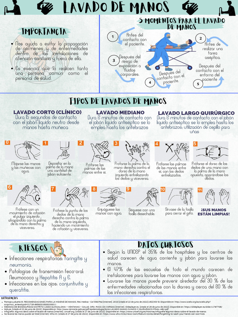 5 Momentos Clave del Lavado de Manos | PDF | Lavado de manos | Medicina