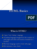 HTML Basics