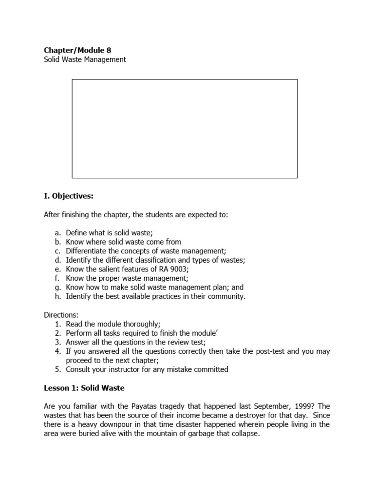 Solid Waste Management Guide | PDF | Waste | Waste Management