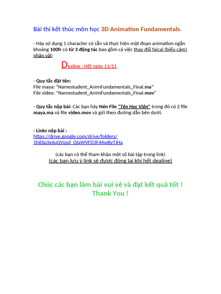 Final Animation Fundamentals | PDF