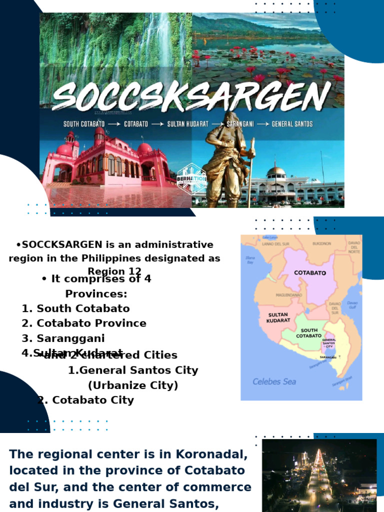 Overview of SOCCKSARGEN Region 12 | PDF | Philippines