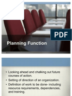 Planning Function