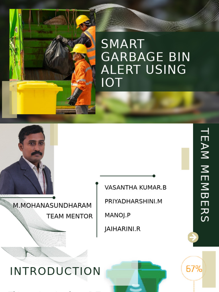IoT Smart Garbage Bin System | PDF | Internet Of Things | Waste Management