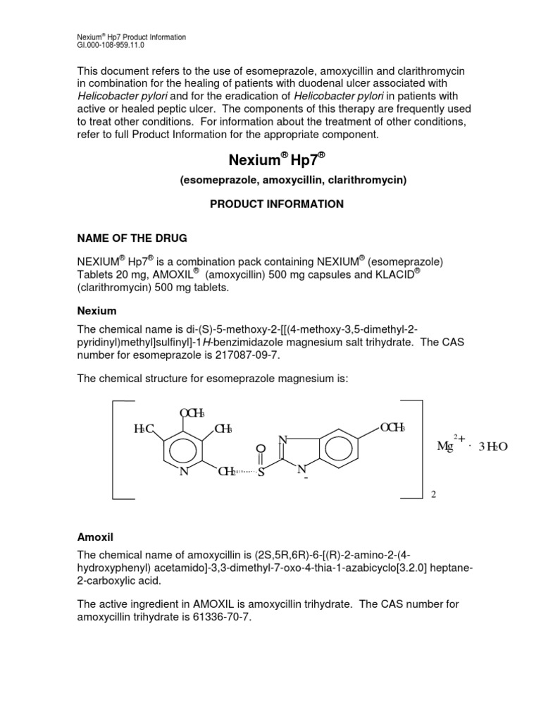 Nexium hp7 missed dose