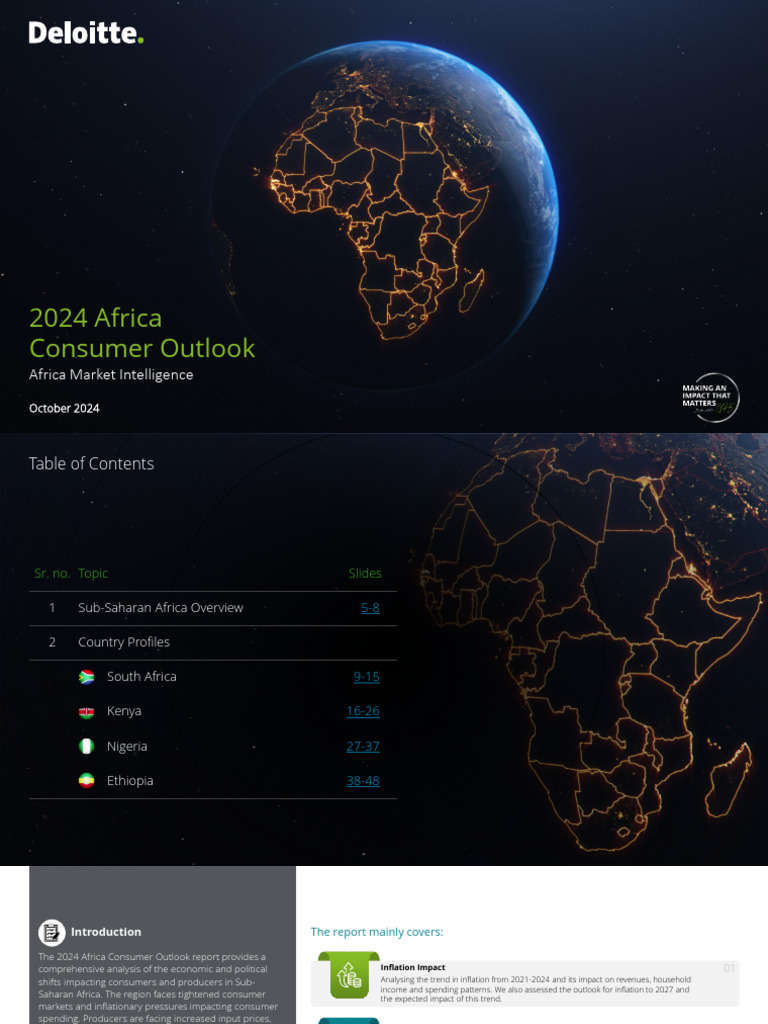 2024 Africa Consumer Market Insights | PDF | Cost Of Living | Inflation