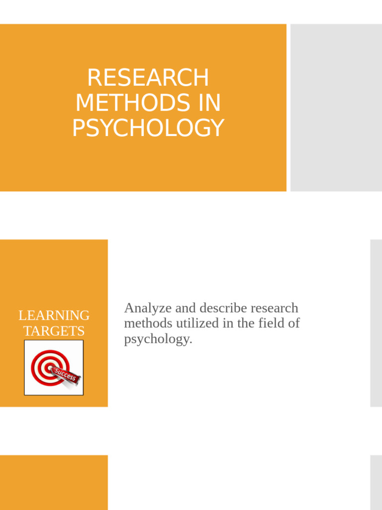 Research Methods in Psychology 2022 | PDF | Quantitative Research ...