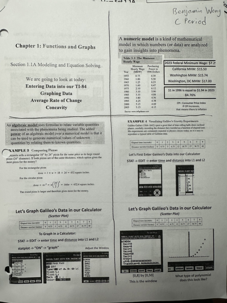1.1a Notes | PDF