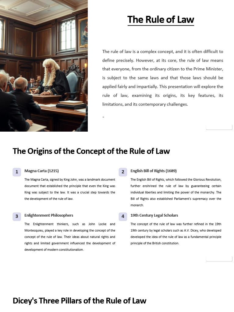 Understanding the Rule of Law Principles | PDF | Rule Of Law ...