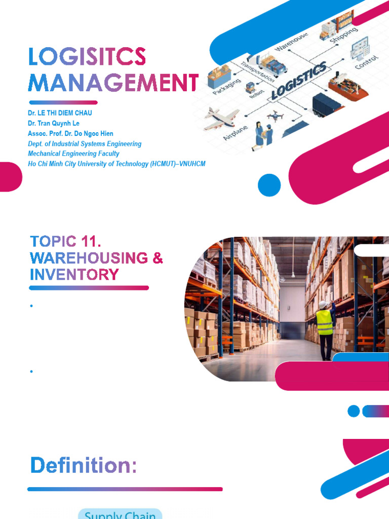 Warehousing and Inventory Management Guide | PDF | Inventory | Warehouse