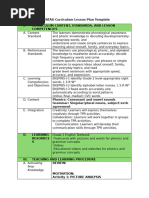 MATATAG Curriculum Lesson Plan Template 4 | PDF | Lesson Plan | Learning