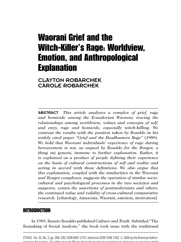 Grief and rosaldo rage essay picture