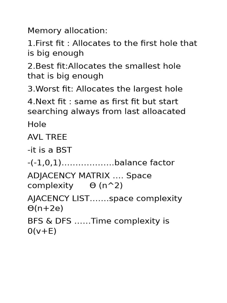 DSA Memory Allocation Techniques | PDF | Teaching Methods & Materials ...