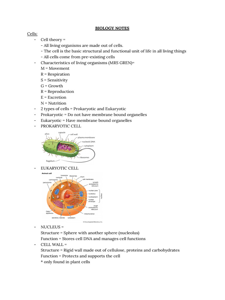 Biology Notes | PDF | Digestion | Luteinizing Hormone