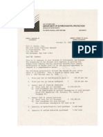 NYC 1985 Fluoridation Cost Letter