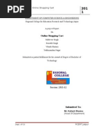 Download Shopping Cart Report by Sukhbir Gill SN79586778 doc pdf
