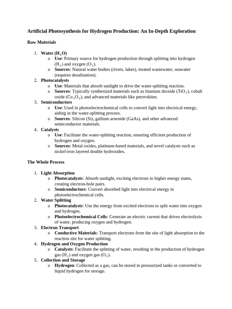 artificial-photosynthesis-for-hydrogen-production-pdf-renewable