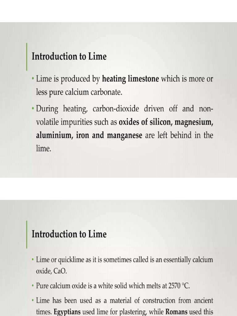 Lime 1 | PDF