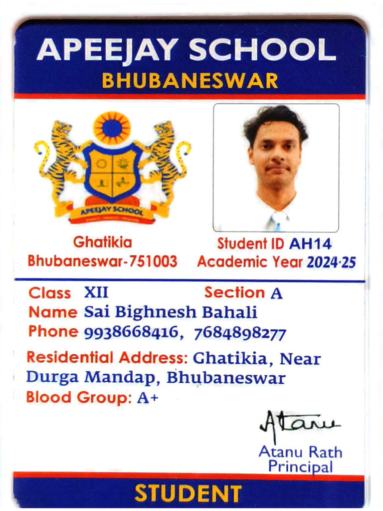 School - Id Card | PDF
