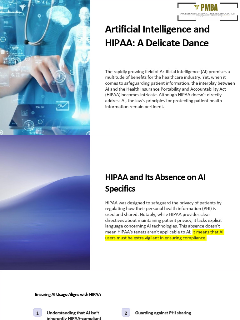 Ai And Hipaa Pdf Health Insurance Portability And Accountability