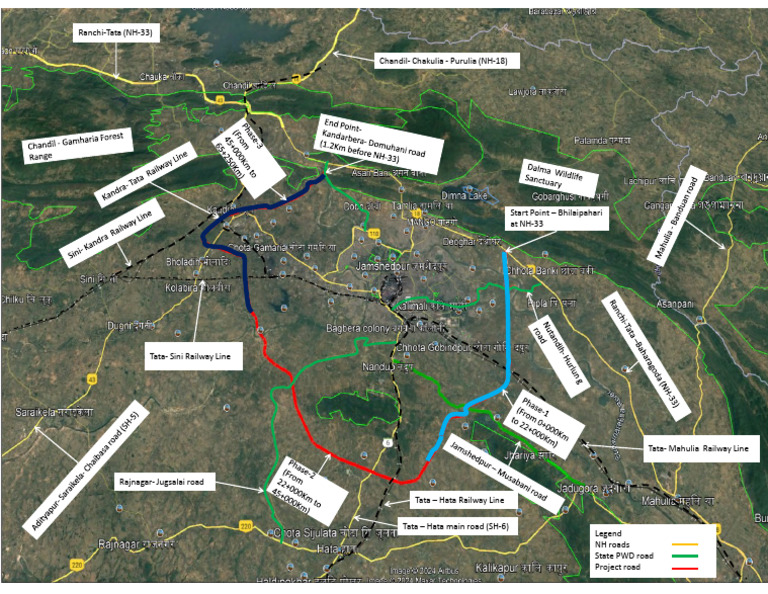 Road Network Overview: Bhilaipahari | PDF
