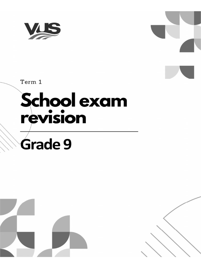 Grade 9 Term 1 Grammar Revision | PDF | Question | Grammatical Tense