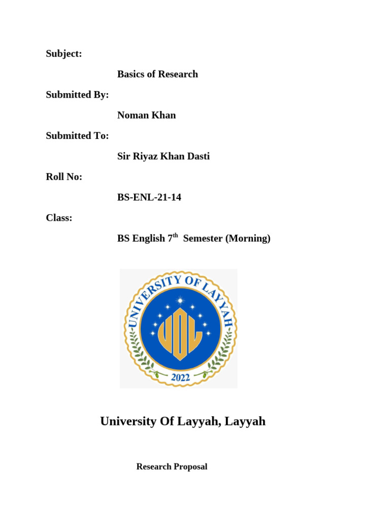 Noman Khan Roll No. 14 (BS Eng 7th Morning) | PDF | Unemployment ...