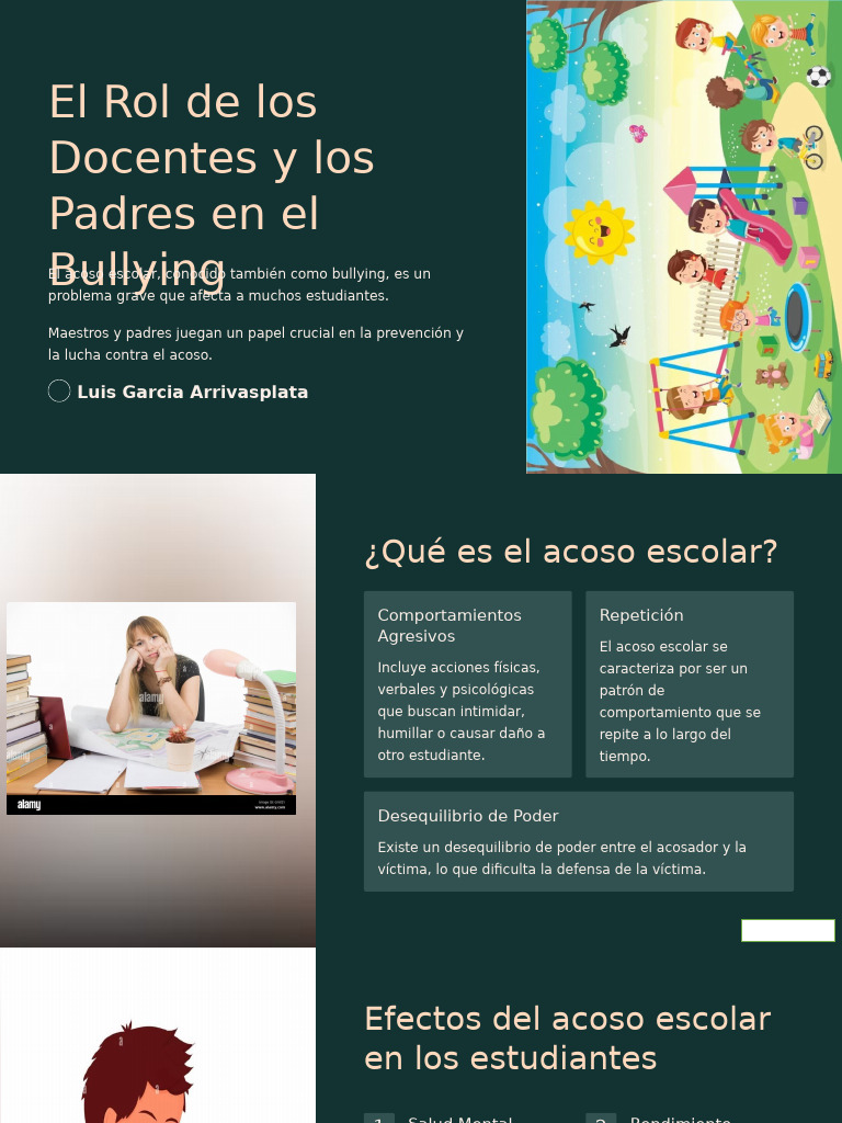 El Rol de Los Docentes y Los Padres en El Bullying 2 (Autoguardado ...