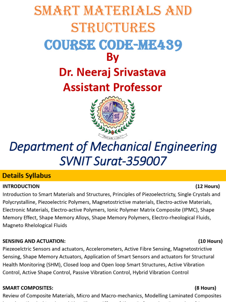 Smart Materials in Aerospace Engineering | PDF | Composite Material ...
