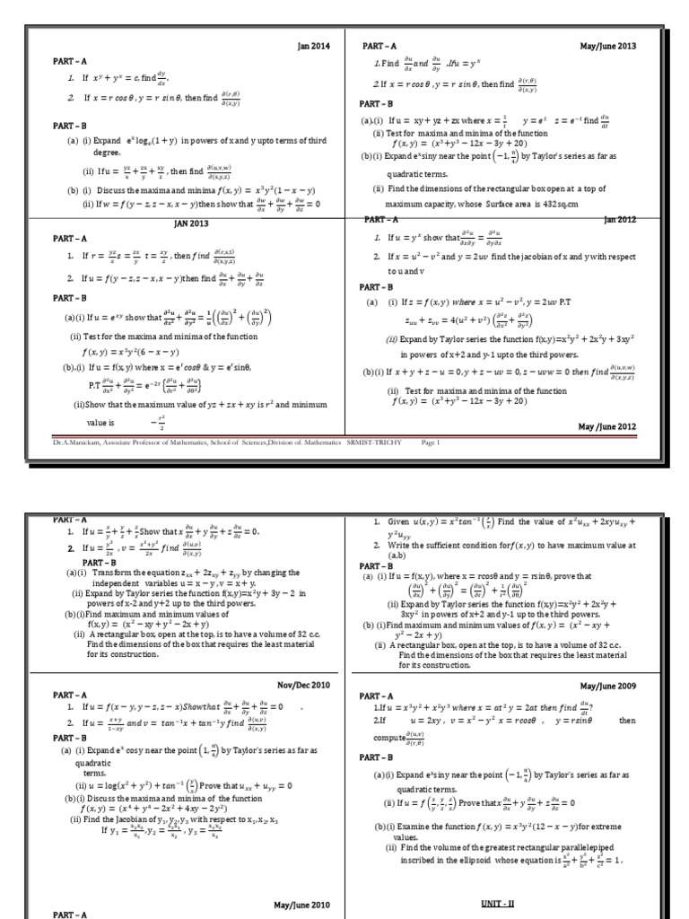 Unit 2 | PDF | Variable (Mathematics) | Subtraction