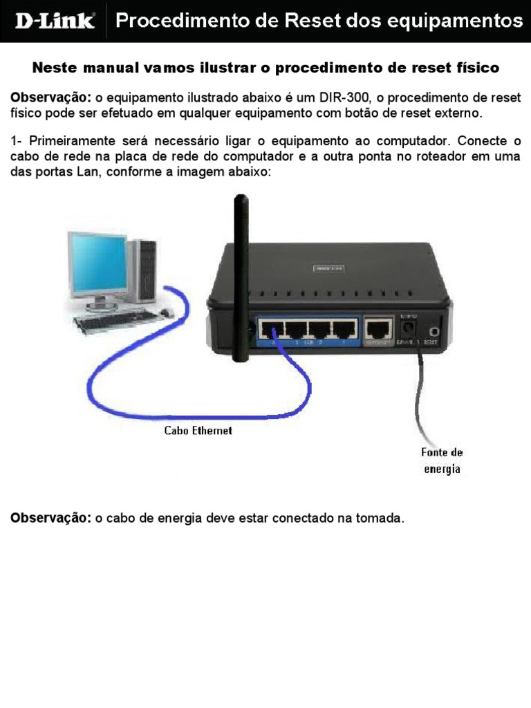 Manual Reset DL524 PDF Endereço de IP Roteador (informática)