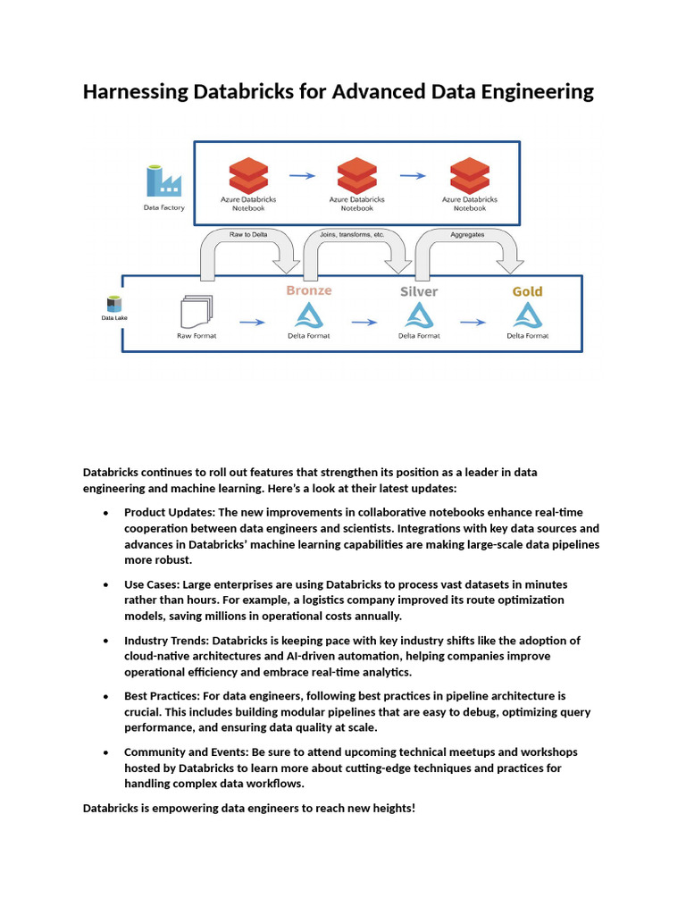 Harnessing Databricks For Advanced Data Engineering | PDF | Computers