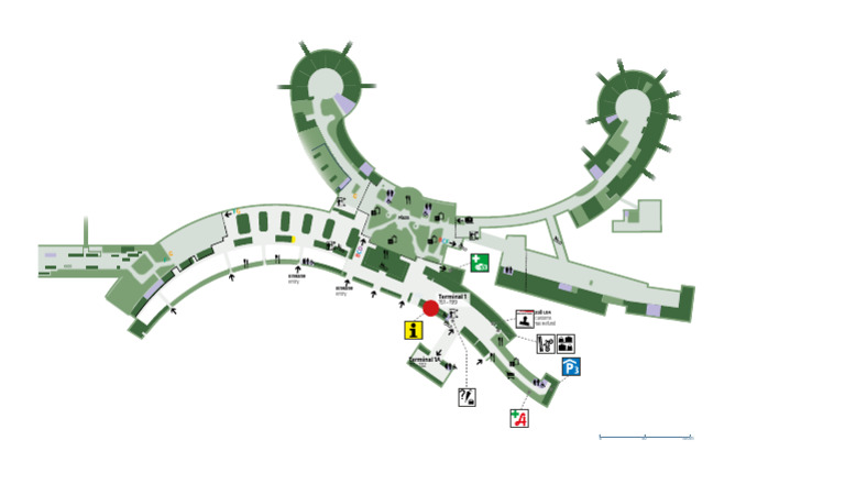 Airport Info Maps T1 | PDF