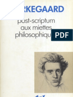 73525707 Kierkegaard Post Scriptum Aux Miettes Philosophiques