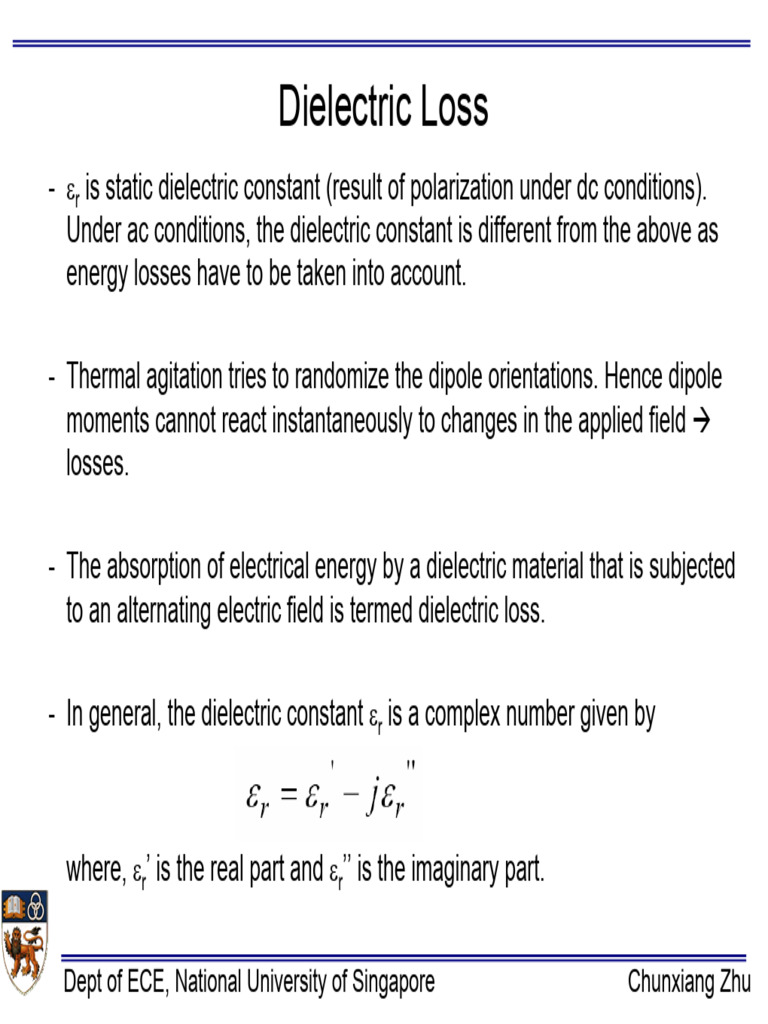 Understanding Dielectric Loss and Breakdown | PDF | Electrical ...