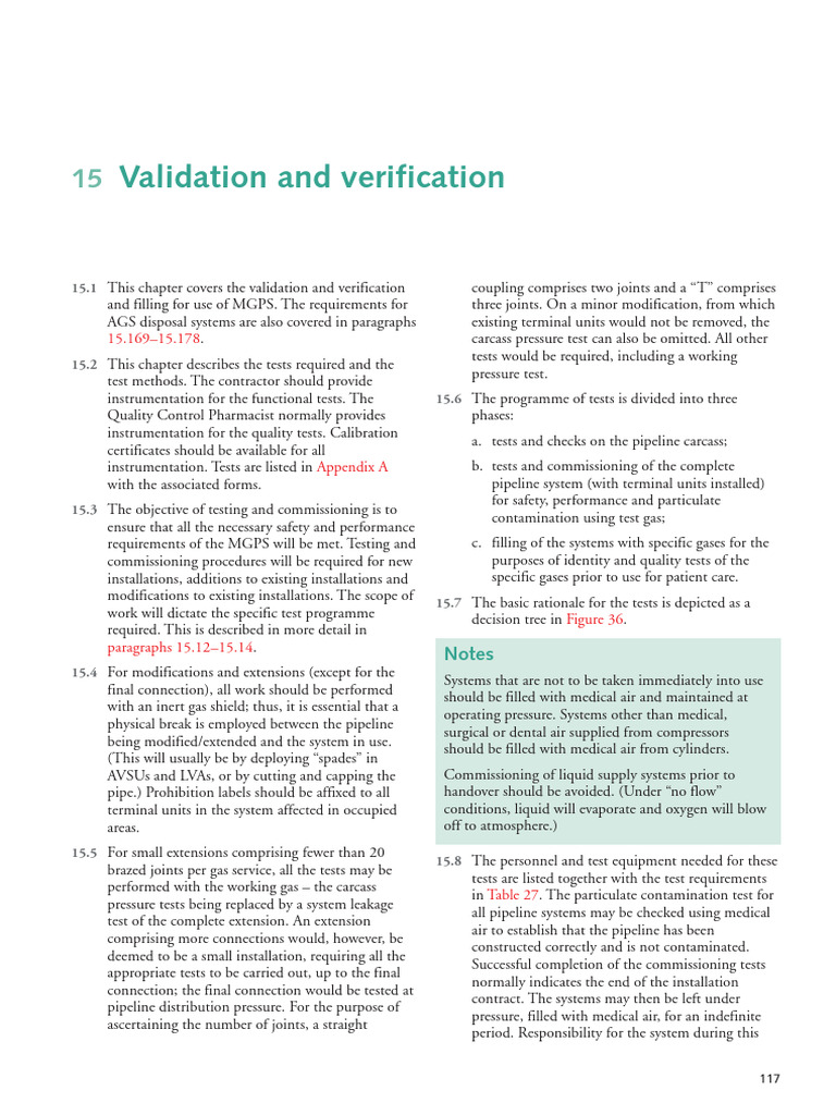 MGPS Validation and Verification Guide | PDF | Valve | Vacuum